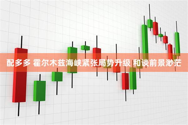 配多多 霍尔木兹海峡紧张局势升级 和谈前景渺茫